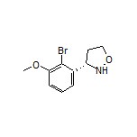 (S)-3-(2-Bromo-3-methoxyphenyl)isoxazolidine