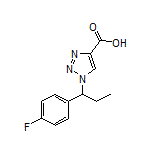 1-[1-(4-Fluorophenyl)propyl]-1H-1,2,3-triazole-4-carboxylic Acid