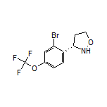 (S)-3-[2-Bromo-4-(trifluoromethoxy)phenyl]isoxazolidine