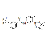 2-Methyl-5-[3-(trifluoromethyl)benzamido]phenylboronic Acid Pinacol Ester