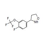 3-[4-Fluoro-3-(trifluoromethoxy)phenyl]isoxazolidine