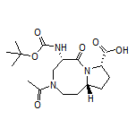 (5S,8S,10aR)-3-Acetyl-5-(Boc-amino)-6-oxodecahydropyrrolo[1,2-a][1,5]diazocine-8-carboxylic Acid