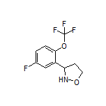 3-[5-Fluoro-2-(trifluoromethoxy)phenyl]isoxazolidine