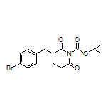 3-(4-Bromobenzyl)-1-Boc-piperidine-2,6-dione