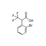 2-(2-Bromophenyl)-3,3,3-trifluoropropanoic Acid