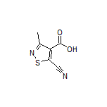 5-Cyano-3-methylisothiazole-4-carboxylic Acid