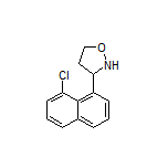 3-(8-Chloro-1-naphthyl)isoxazolidine