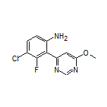 4-Chloro-3-fluoro-2-(6-methoxy-4-pyrimidinyl)aniline