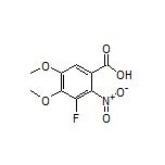 3-Fluoro-4,5-dimethoxy-2-nitrobenzoic Acid