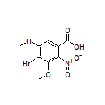 4-Bromo-3,5-dimethoxy-2-nitrobenzoic Acid