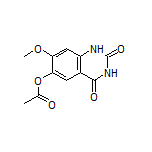 7-Methoxy-2,4-dioxo-1,2,3,4-tetrahydroquinazolin-6-yl Acetate