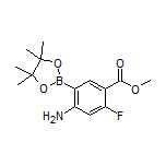 2-Amino-4-fluoro-5-(methoxycarbonyl)phenylboronic Acid Pinacol Ester