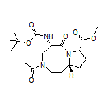 Methyl (5S,8S,10aR)-3-Acetyl-5-(Boc-amino)-6-oxodecahydropyrrolo[1,2-a][1,5]diazocine-8-carboxylate