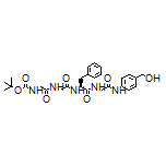 (S)-2-[2-[2-(Boc-amino)acetamido]acetamido]-N-[2-[[4-(hydroxymethyl)phenyl]amino]-2-oxoethyl]-3-phenylpropanamide