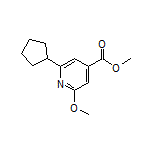 Methyl 2-Cyclopentyl-6-methoxyisonicotinate