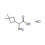 2-Amino-2-(3,3-dimethylcyclobutyl)acetic Acid Hydrochloride