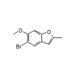 5-Bromo-6-methoxy-2-methylbenzofuran