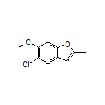 5-Chloro-6-methoxy-2-methylbenzofuran