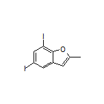 5,7-Diiodo-2-methylbenzofuran