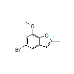 5-Bromo-7-methoxy-2-methylbenzofuran