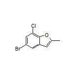 5-Bromo-7-chloro-2-methylbenzofuran