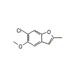 6-Chloro-5-methoxy-2-methylbenzofuran