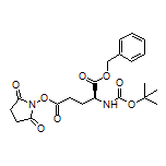 1-Benzyl (S)-5-(2,5-Dioxo-1-pyrrolidinyl) 2-(Boc-amino)pentanedioate