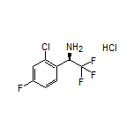 (R)-1-(2-Chloro-4-fluorophenyl)-2,2,2-trifluoroethanamine Hydrochloride