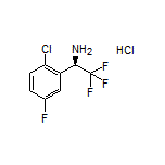 (R)-1-(2-Chloro-5-fluorophenyl)-2,2,2-trifluoroethanamine Hydrochloride