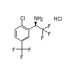 (R)-1-[2-Chloro-5-(trifluoromethyl)phenyl]-2,2,2-trifluoroethanamine Hydrochloride