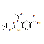 3-Acetoxy-4-(Boc-amino)benzoic Acid