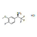 (R)-2,2,2-Trifluoro-1-(4-fluoro-3-methoxyphenyl)ethanamine Hydrochloride