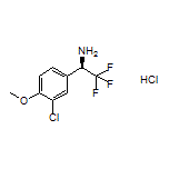 (R)-1-(3-Chloro-4-methoxyphenyl)-2,2,2-trifluoroethanamine Hydrochloride