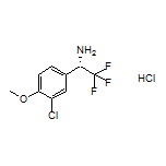 (S)-1-(3-Chloro-4-methoxyphenyl)-2,2,2-trifluoroethanamine Hydrochloride