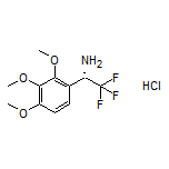 (S)-2,2,2-Trifluoro-1-(2,3,4-trimethoxyphenyl)ethanamine Hydrochloride