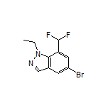 5-Bromo-7-(difluoromethyl)-1-ethyl-1H-indazole