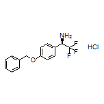 (R)-1-[4-(Benzyloxy)phenyl]-2,2,2-trifluoroethanamine Hydrochloride