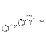 (S)-1-[4-(Benzyloxy)phenyl]-2,2,2-trifluoroethanamine Hydrochloride