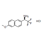 (R)-2,2,2-Trifluoro-1-(6-methoxy-2-naphthyl)ethanamine Hydrochloride