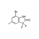 7-Bromo-3,3-difluoro-5-methylindolin-2-one