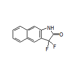 3,3-Difluoro-1H-benzo[f]indol-2(3H)-one