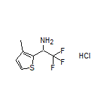 2,2,2-Trifluoro-1-(3-methyl-2-thienyl)ethanamine Hydrochloride