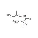 6-Bromo-3,3-difluoro-7-methylindolin-2-one