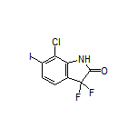 7-Chloro-3,3-difluoro-6-iodoindolin-2-one