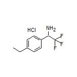 1-(4-Ethylphenyl)-2,2,2-trifluoroethanamine Hydrochloride