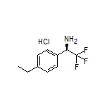 (R)-1-(4-Ethylphenyl)-2,2,2-trifluoroethanamine Hydrochloride