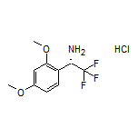 (S)-1-(2,4-Dimethoxyphenyl)-2,2,2-trifluoroethanamine Hydrochloride