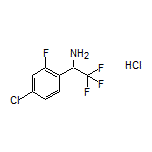 1-(4-Chloro-2-fluorophenyl)-2,2,2-trifluoroethanamine Hydrochloride