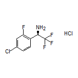 (R)-1-(4-Chloro-2-fluorophenyl)-2,2,2-trifluoroethanamine Hydrochloride