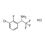 1-(3-Chloro-2-fluorophenyl)-2,2,2-trifluoroethanamine Hydrochloride